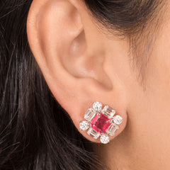 Celestia Designer 92.5 Sterling Silver Earring for Women