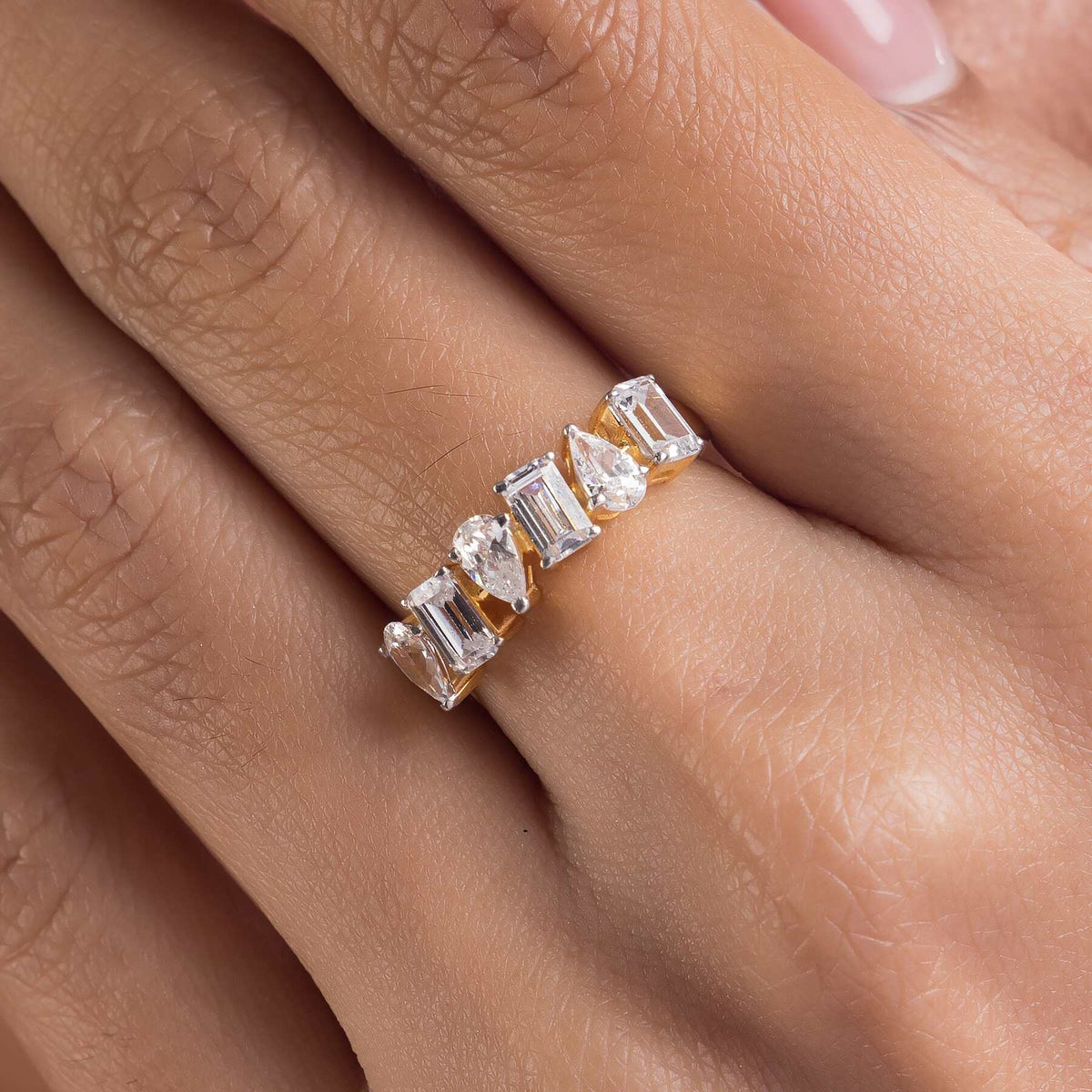 Serene Solitaire Silver Ring For Women