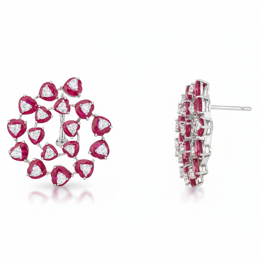 Regal Dusk 92.5 Silver Earrings for Women