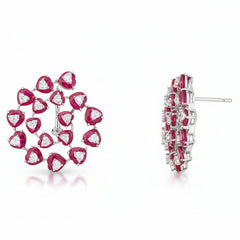 Regal Dusk 92.5 Silver Earrings for Women