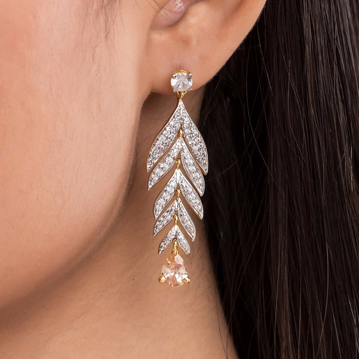 Starlit Sterling Silver Earring For Women