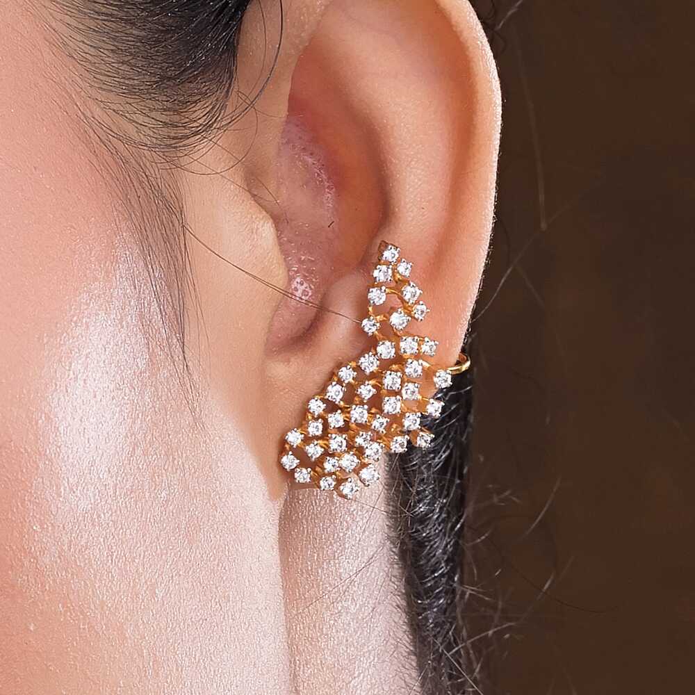 Eclipse Sterling Silver Earring For Women
