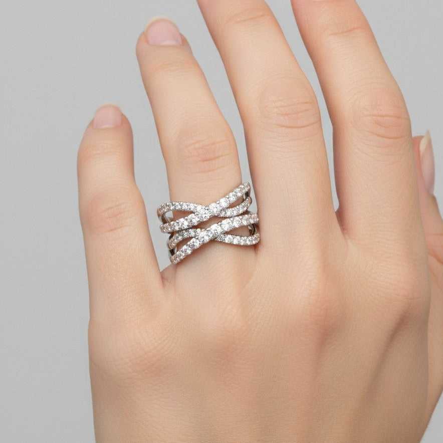 Fleur de Sterling Silver Ring for Women