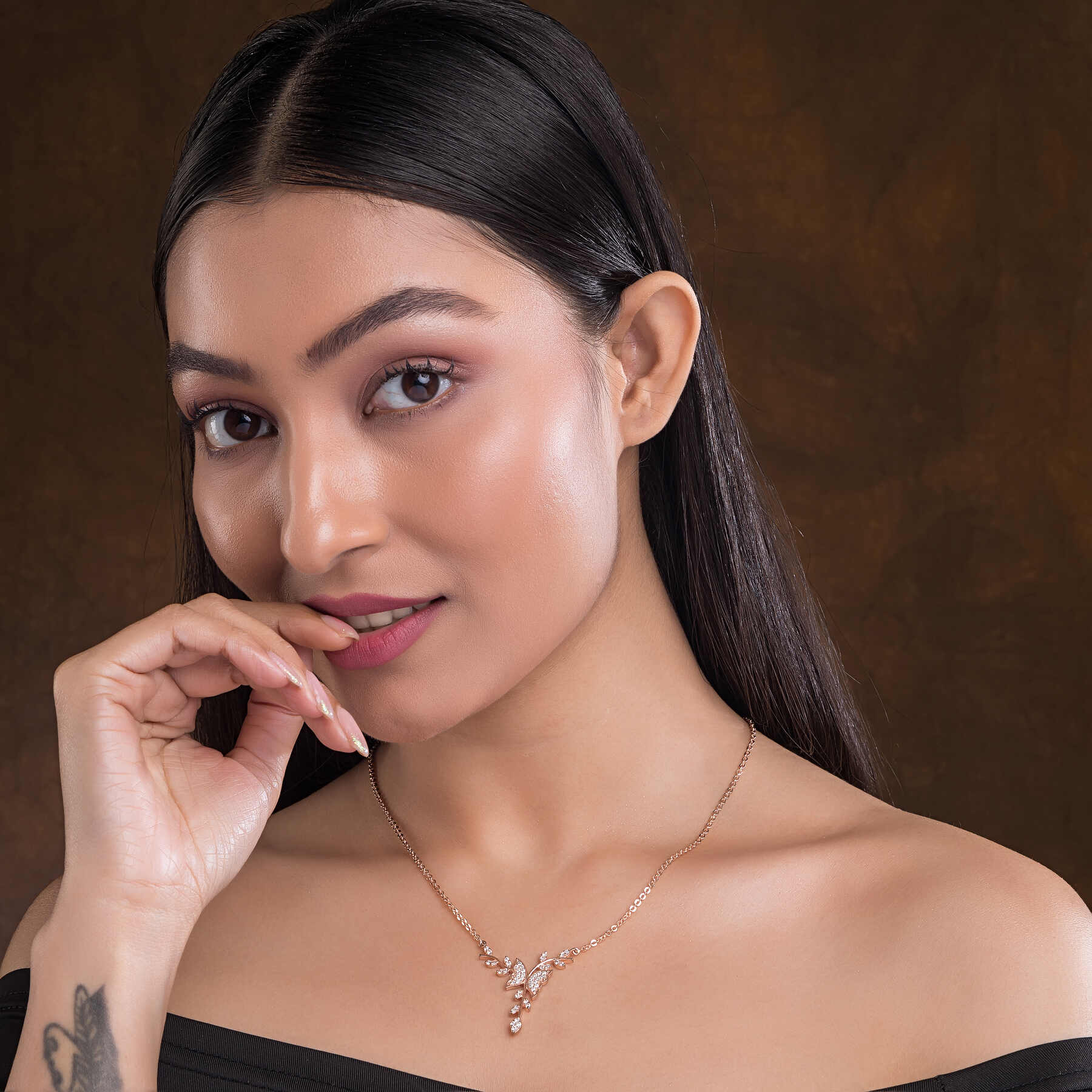 Serene Sterling Silver Necklace For Women