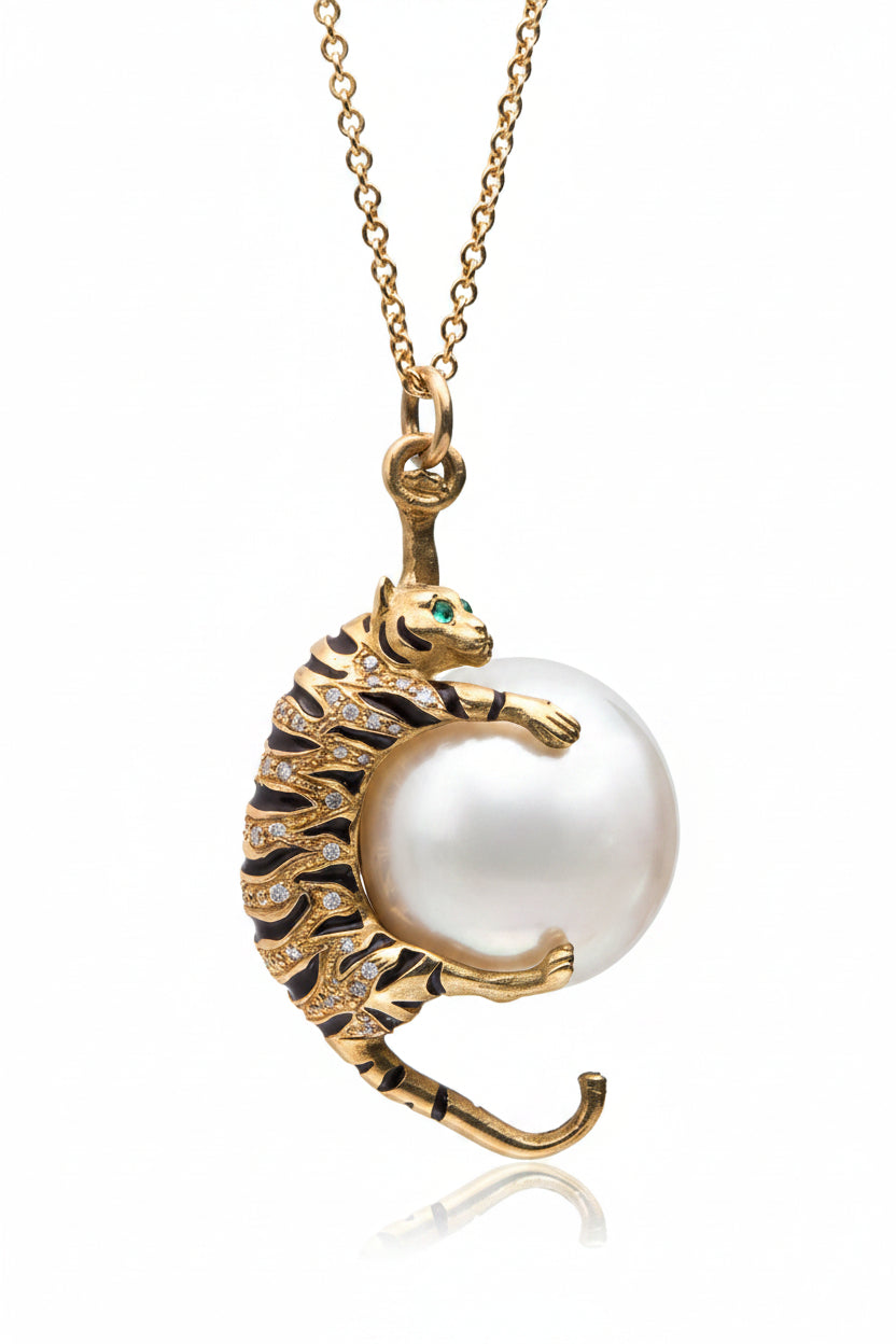 Luxaore Apex Tiger Necklace 925 Silver