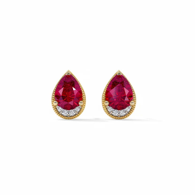 Ivory Bloom 92.5 Silver Earrings for Women