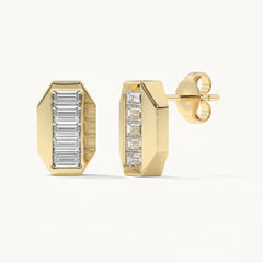 Halo Curve 92.5 Silver Studs Earrings for Women