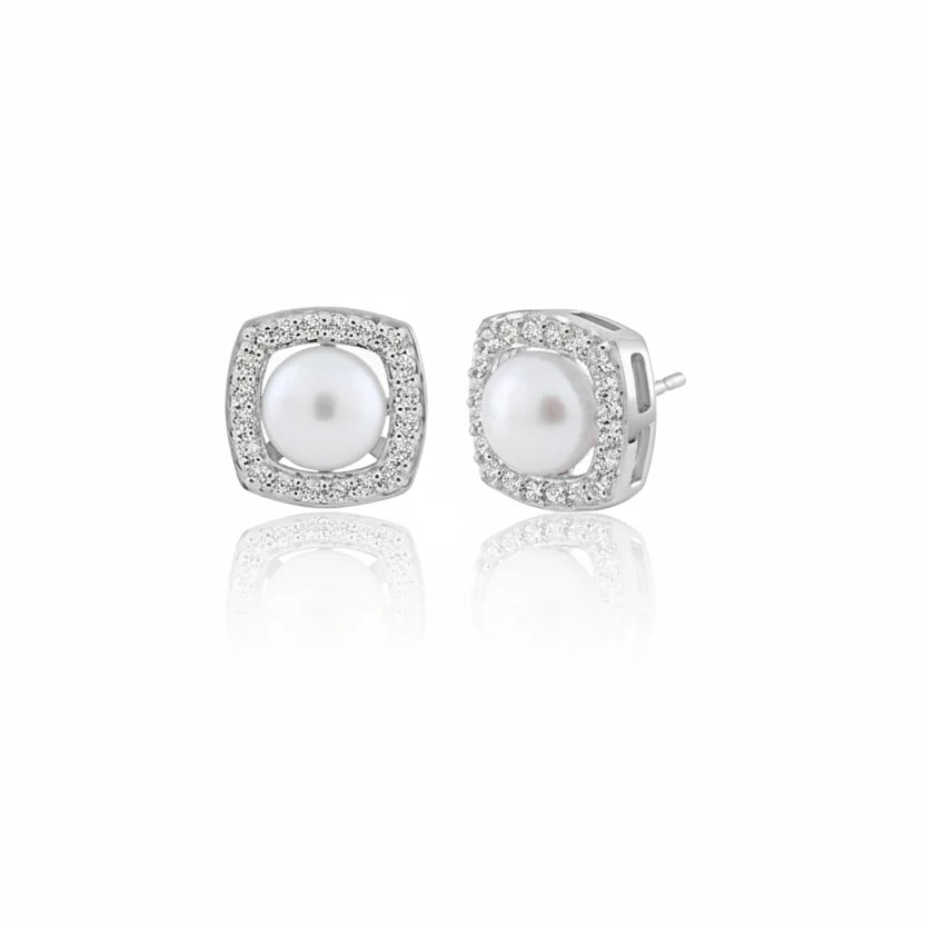 Amara Gleam 92.5 Silver Earrings for Women