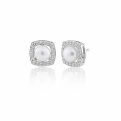 Amara Gleam 92.5 Silver Earrings for Women