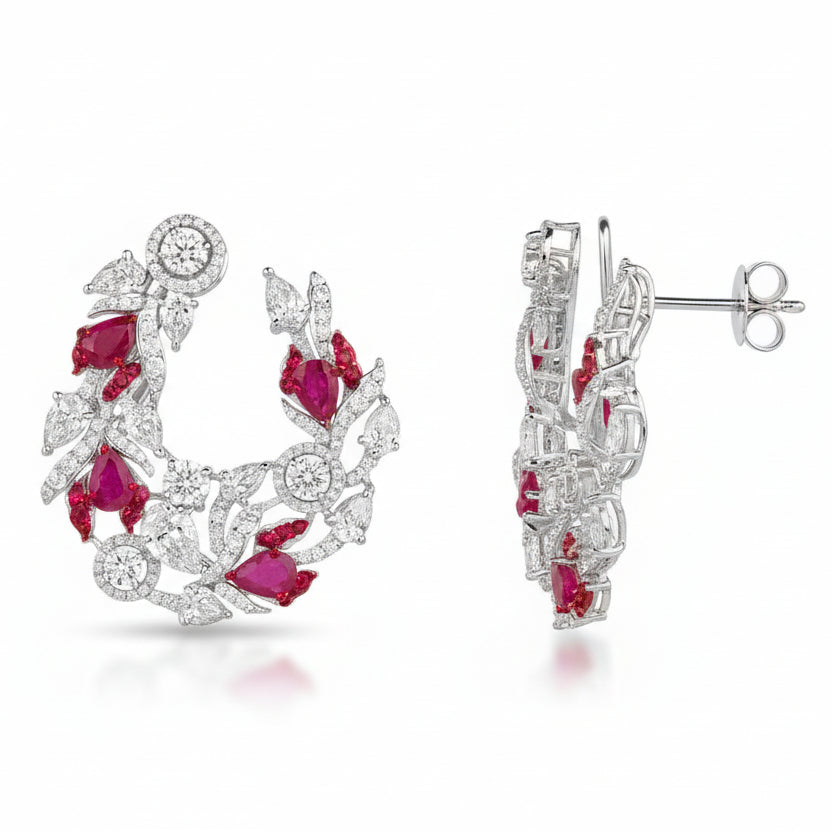 Imperial Aura 92.5 Silver Earrings for Women
