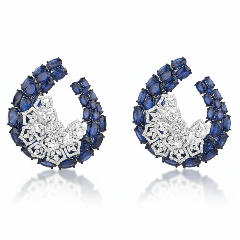 Royale Whisper 92.5 Silver Earrings for Women