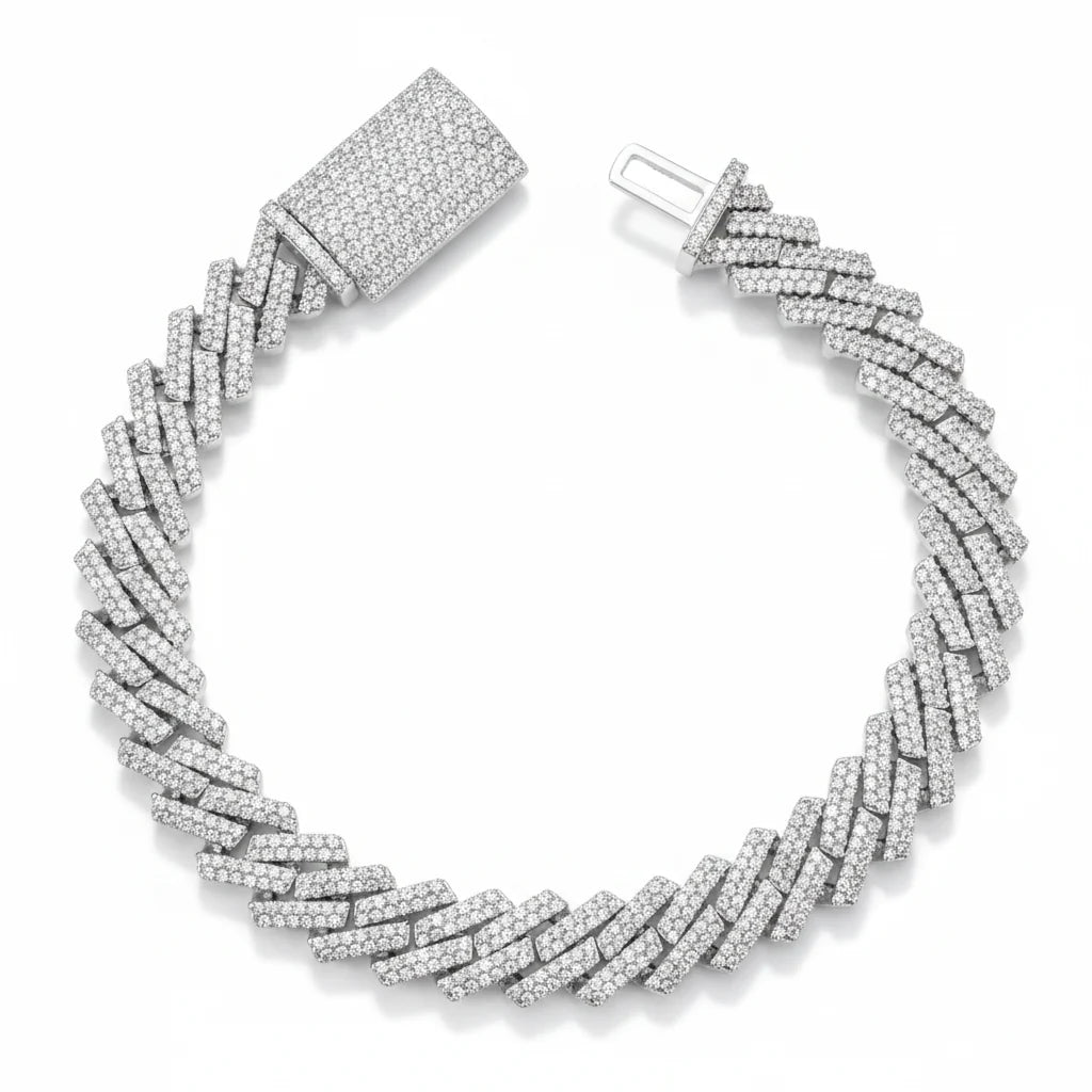 Giga Frost Men's Silver Bracelet