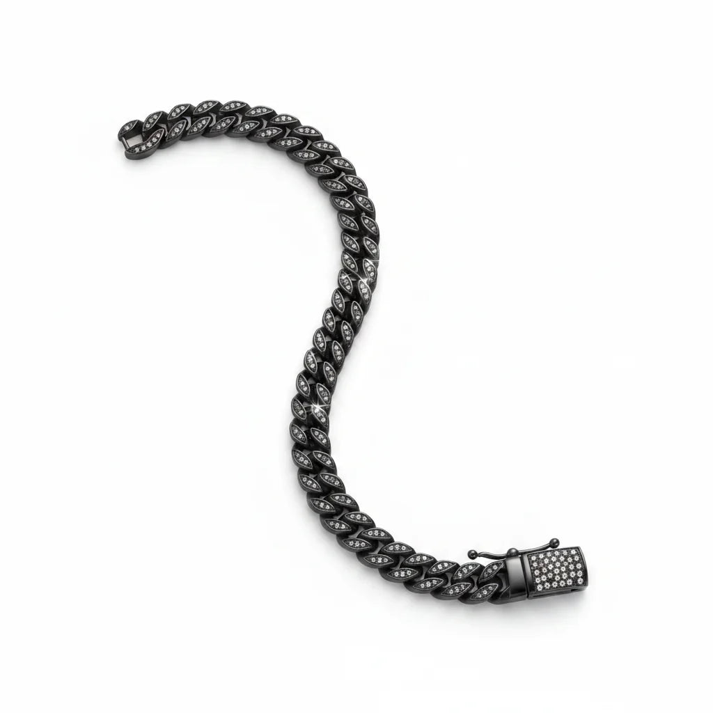 Elite Men's 925 Silver Tennis Bracelet
