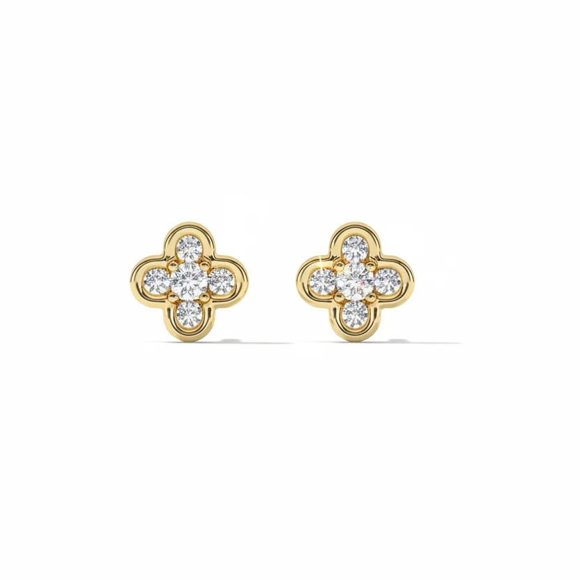 Aurelian Glow 92.5 Silver Earrings for Women