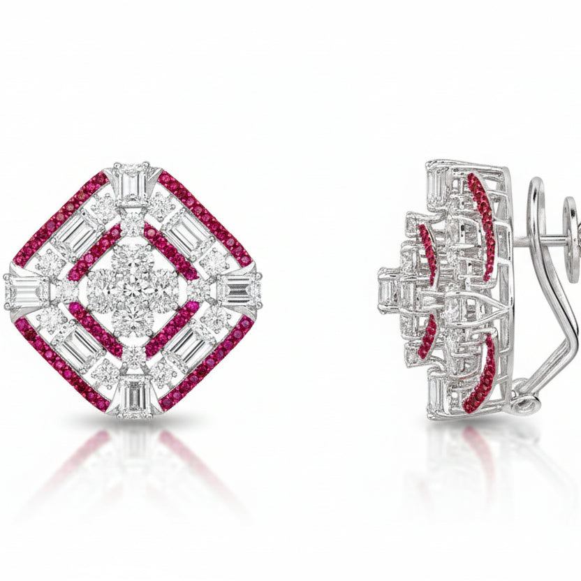 Monarch Spark 92.5 Silver Earrings for Women