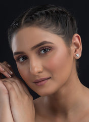Star Silver Earring For Women