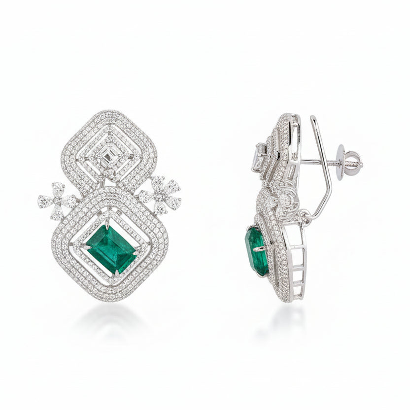 Duchess Gleam 92.5 Silver Earrings for Women