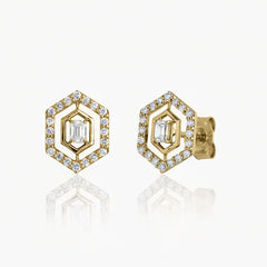 Prism Edge 92.5 Silver Earrings for Women