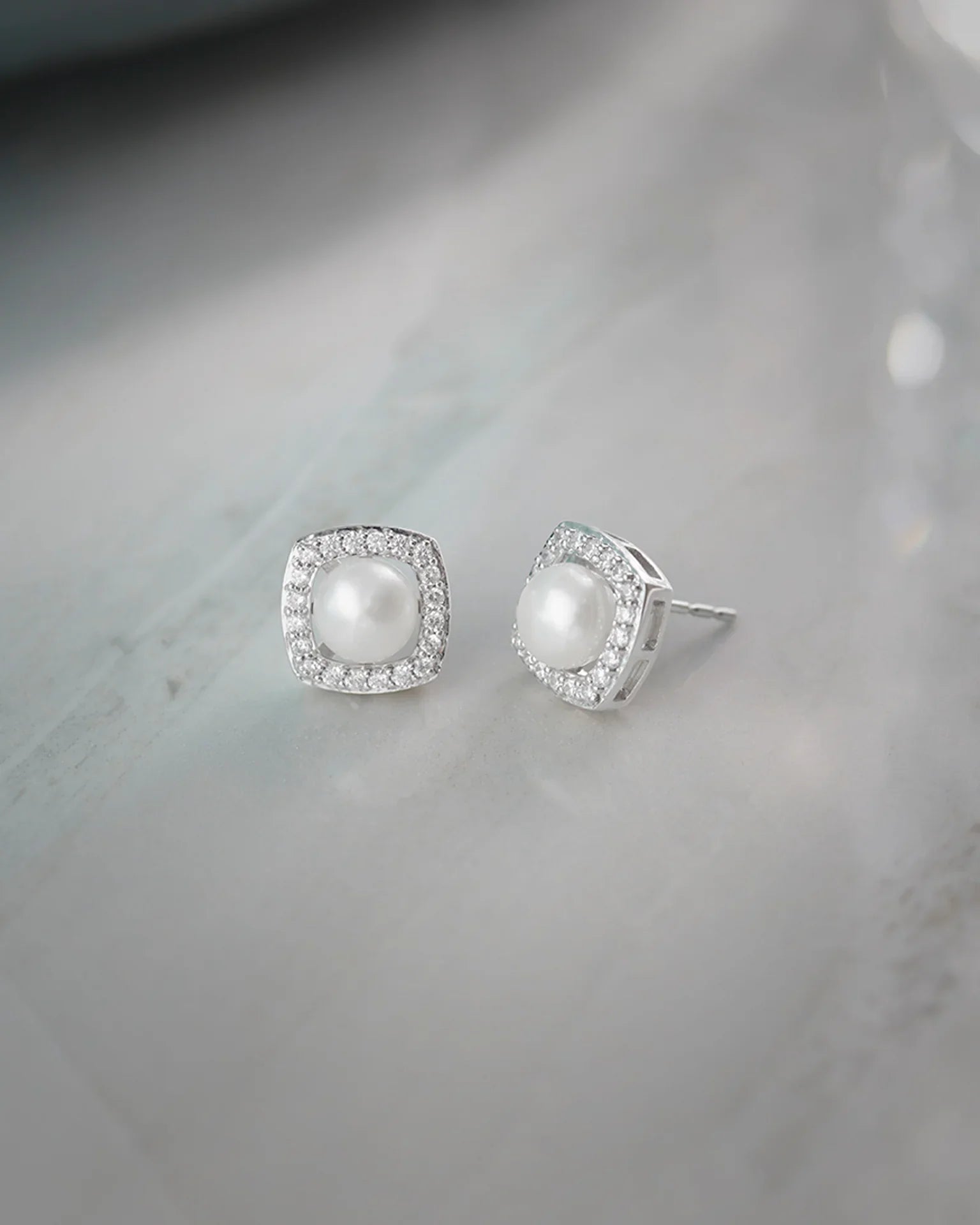 Amara Gleam 92.5 Silver Earrings for Women