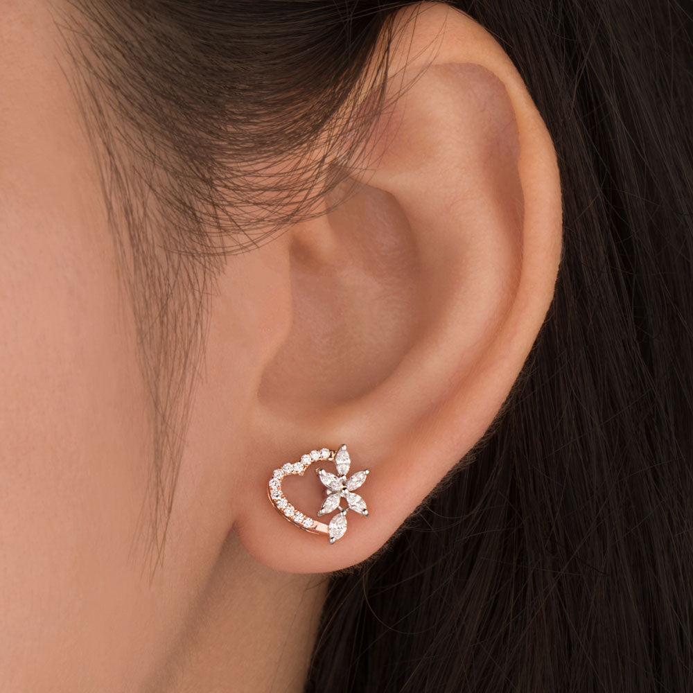 Orchid Luxe 92.5 Silver Earrings for Women