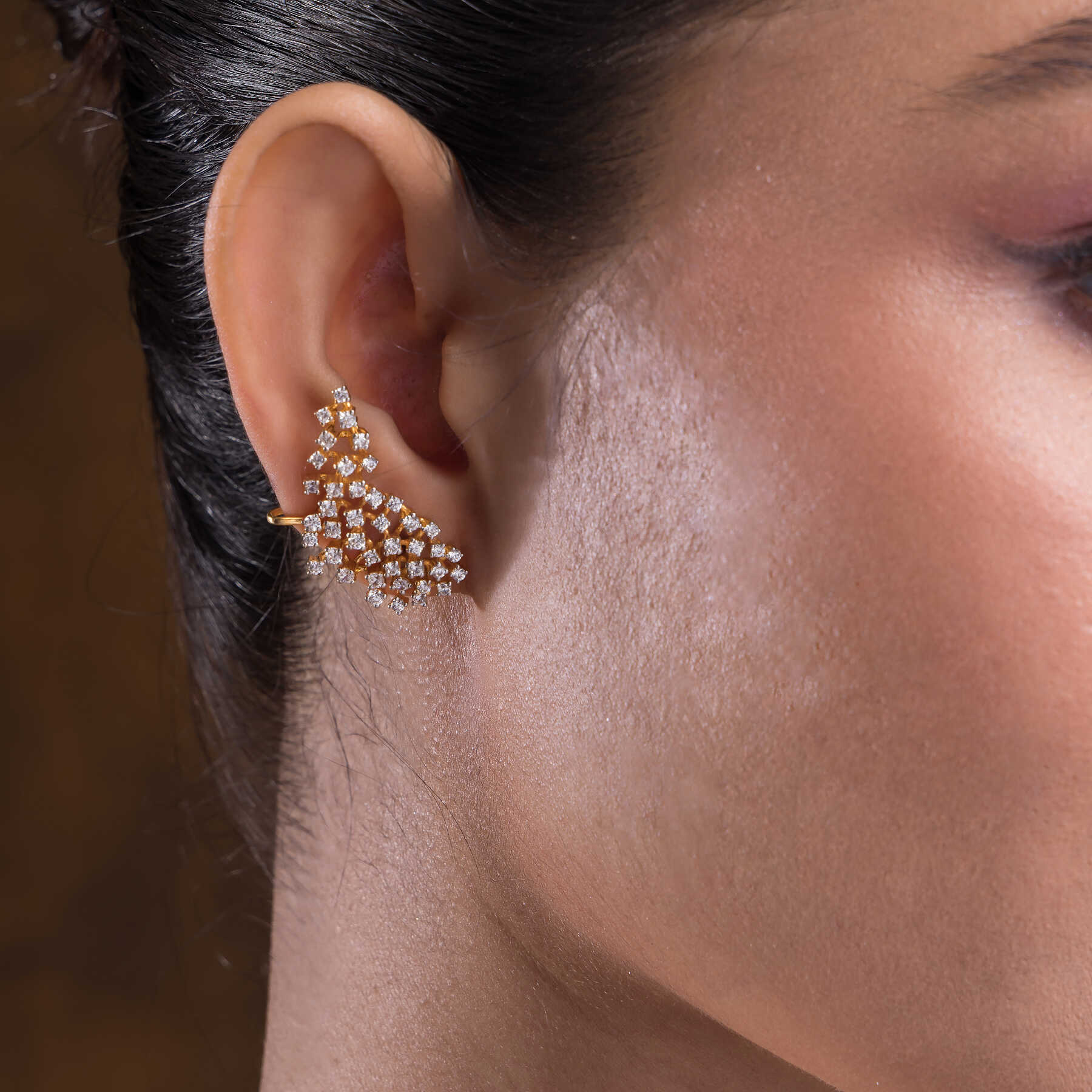 Eclipse Sterling Silver Earring For Women